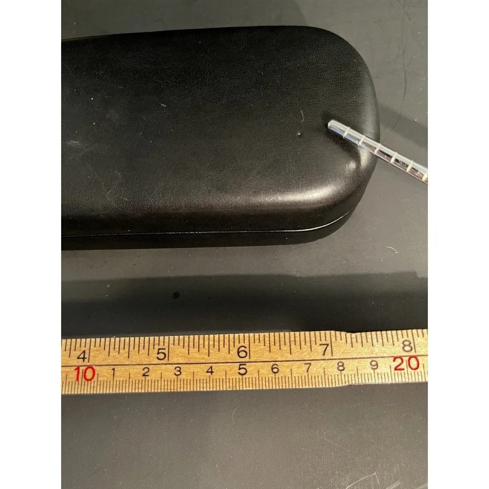 Balmain Paris Black Hard Case for Glasses Unisex Eyeglass/Sunglasses Case Empty